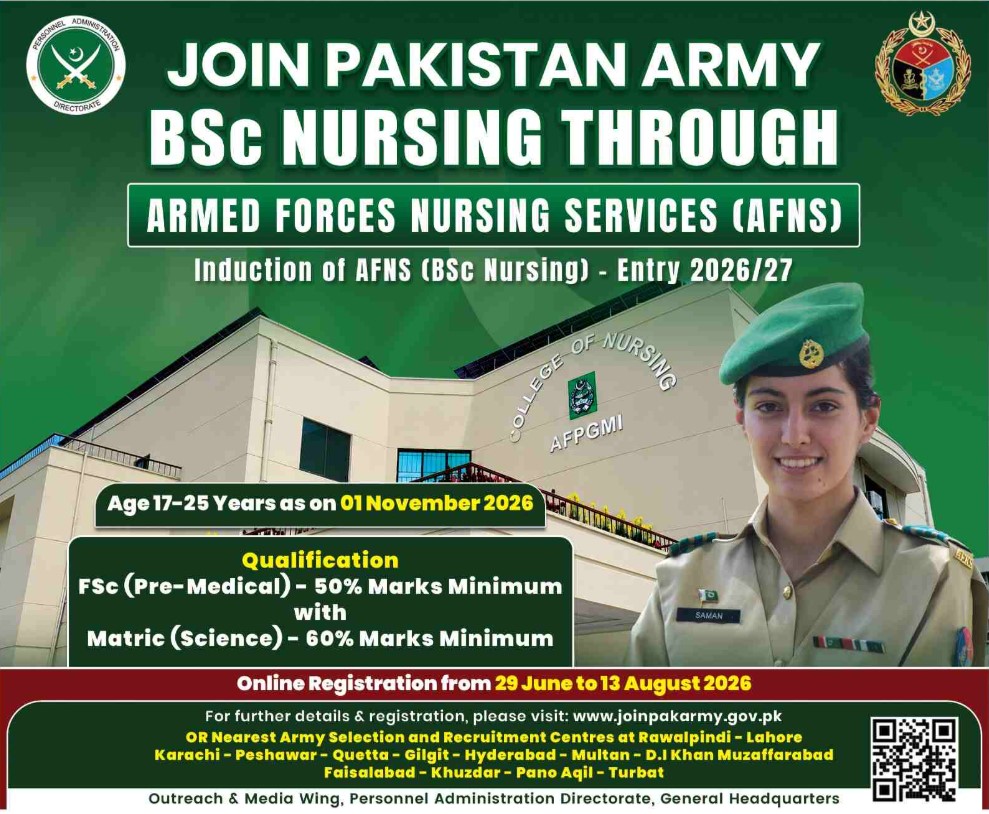 AFNS Registration 2026 Advertisement